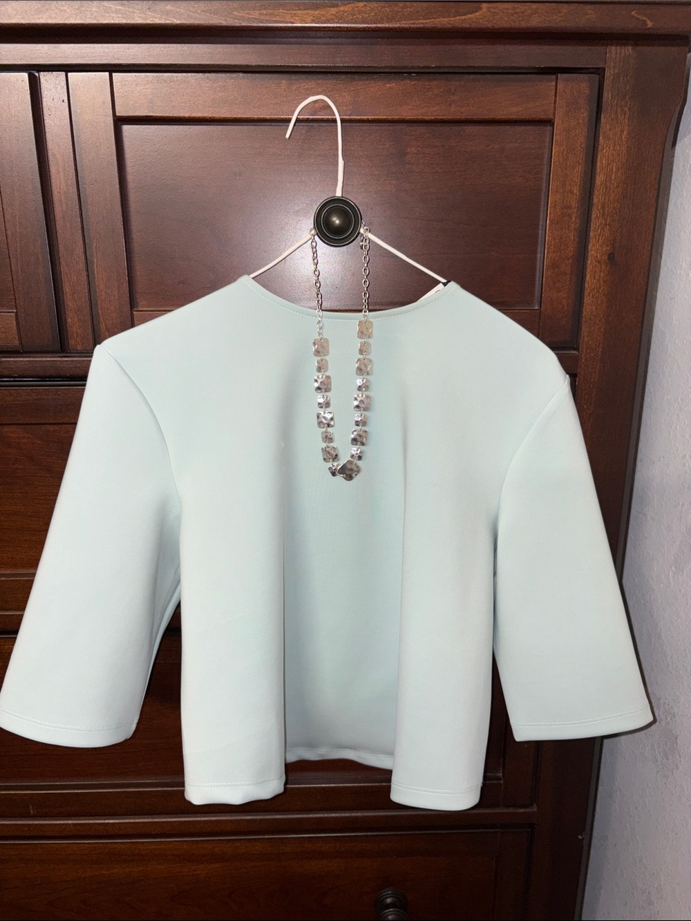 Egreis light blue Crop top
